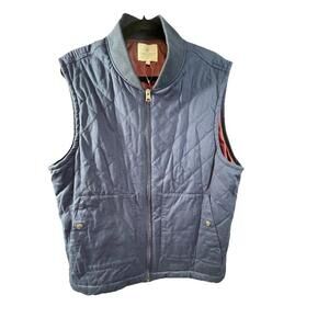 NWOT CON.STRUCT Quilted Vest Preppy Outdoors Golf Country Club Sz XL